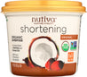 Nutiva: Organic Shortening Original Red Palm And Coconut Oils, 15 Oz