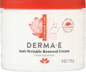 Derma E: Anti-wrinkle Vitamin A Retinyl Palmitate Creme, 4 Oz - RubertOrganics