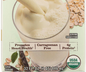Pacific Foods: Organic Oat Non-dairy Vanilla Beverage, 32 Oz