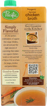 Pacific Foods: Organic Chicken Broth Free Range, 32 Oz