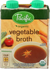 Pacific Foods: Organic Vegetable Broth 4 Pack (8 Oz Each), 32 Oz