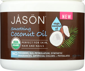 Jason: Organic Smoothing Coconut Oil, 15 Oz