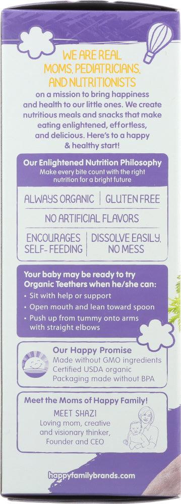 Happy Baby: Gentle Teething Wafers Blueberry & Purple Carrot Org 1.7 Oz - RubertOrganics