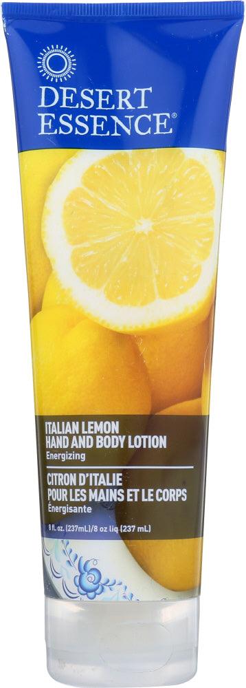 Desert Essence: Hand And Body Lotion Italian Lemon, 8 Oz - RubertOrganics