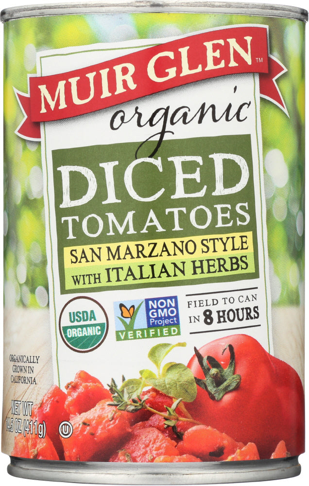 Muir Glen: Organic Diced Tomatoes With Italian Herbs, 14.5 Oz