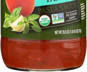 Muir Glen: Organic Pasta Sauce Italian Herb, 25.5 Oz