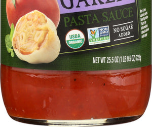 Muir Glen: Organic Pasta Sauce Roasted Garlic, 25.5 Oz