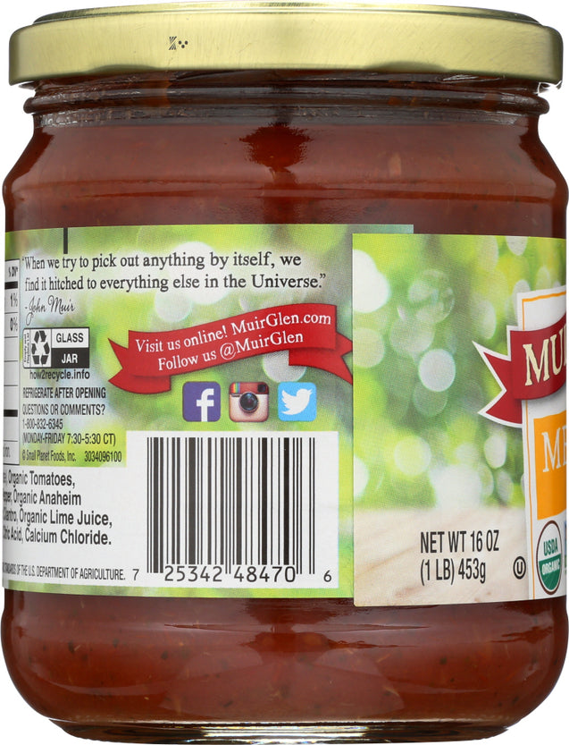 Muir Glen: Organic Medium Salsa, 16 Oz