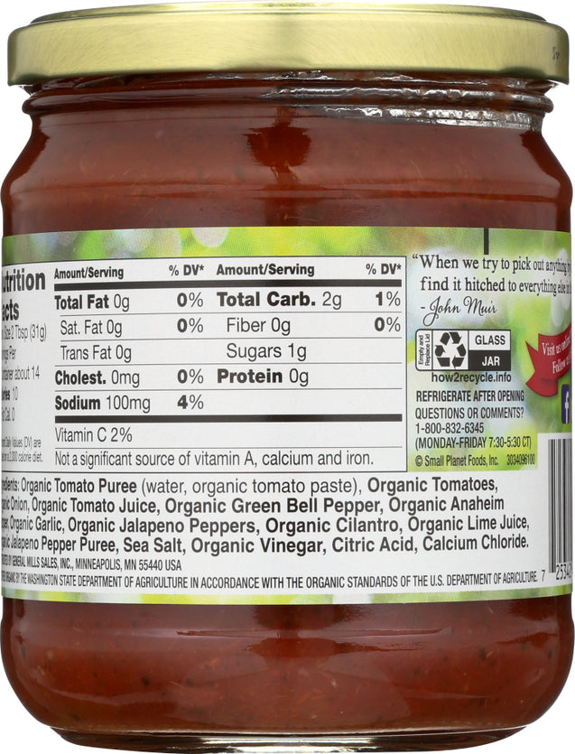 Muir Glen: Organic Medium Salsa, 16 Oz