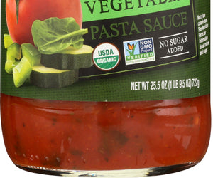 Muir Glen: Organic Pasta Sauce Garden Vegetable, 25.5 Oz