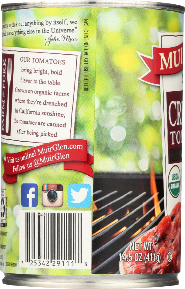 Muir Glen: Organic Fire Roasted Crushed Tomatoes, 14.5 Oz