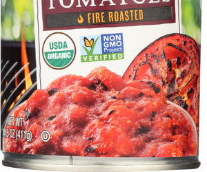 Muir Glen: Organic Fire Roasted Crushed Tomatoes, 14.5 Oz