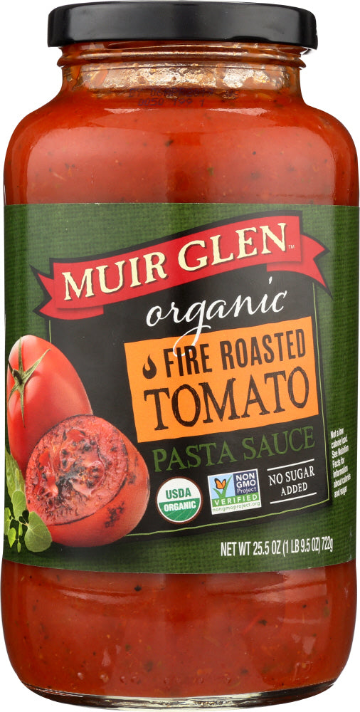 Muir Glen: Organic Pasta Sauce Fire Roasted Tomato, 25.5 Oz