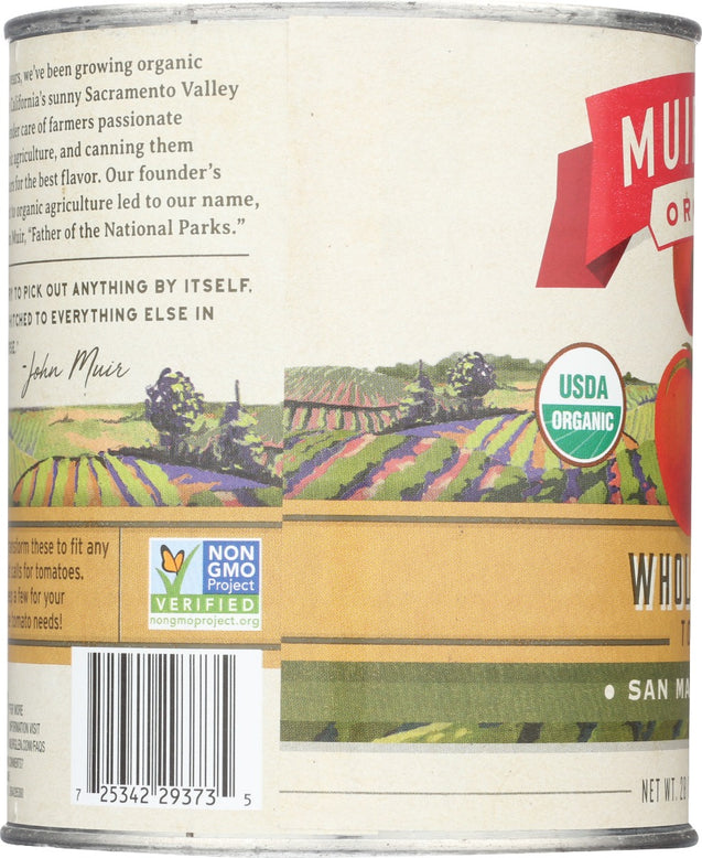 Muir Glen: Organic Whole Peeled Tomatoes San Marzano Style, 28 Oz