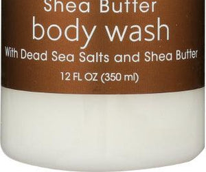 One With Nature: Shea Butter Dead Sea Mineral Body Wash, 12 Oz - RubertOrganics