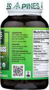 Pines Wheat Grass: Organic Wheat Grass 500 Mg, 250 Tablets