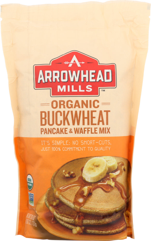 Arrowhead Mills: Organic Buckwheat Pancake And Waffle Mix, 26 Oz