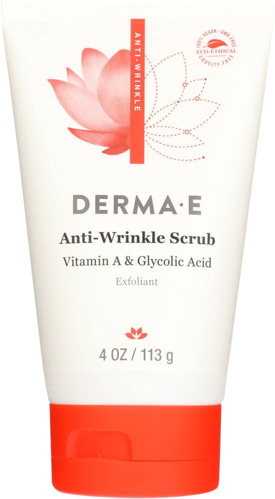 Derma E: Anti-wrinkle Vitamin A And Glycolic Scrub, 4 Oz - RubertOrganics