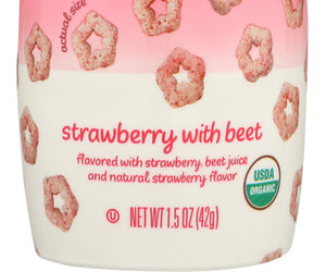 Plum Organics: Super Puffs Organic Veggie Fruit & Grain  Strawberry & Beet, 1.5 Oz