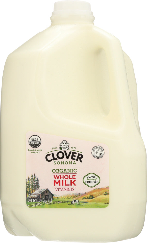 Clover Sonoma: Organic Whole Milk, 128 Oz
