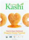 Kashi: Organic Heart To Heart Honey Toasted Oat Cereal, 12 Oz - RubertOrganics