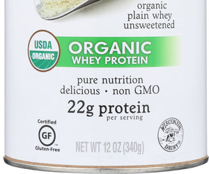 Tera's Whey: Organic Plain Whey Protein, 12 Oz