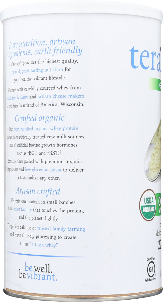 Tera's Whey: Organic Plain Whey Protein, 12 Oz