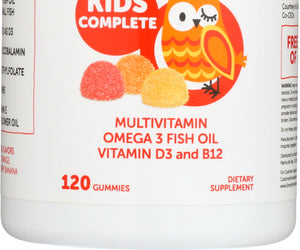 Smartypants: All-in-one Gummy Multi-vitamins Plus Omega-3 And Vitamin D For Kids, 120 Gummies