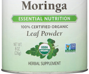 Organic India: Moringa Powder Herbal Supplement, 8 Oz - RubertOrganics