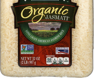 Riceselect: Organic Jasmati White Rice, 32 Oz