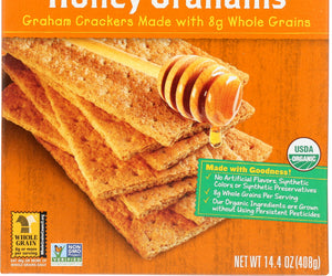 Annie's Homegrown: Organic Graham Crackers Honey, 14.4 Oz