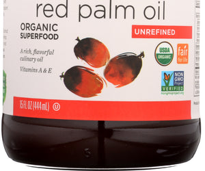 Nutiva: Organic Red Palm Oil Unrefined, 15 Oz