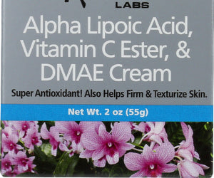 Reviva Labs: Alpha Lipoic Acid Vitamin C Ester & Dmae Cream, 2 Oz