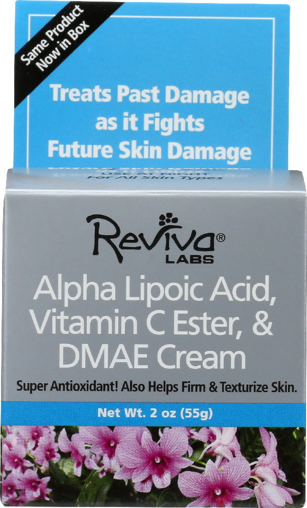 Reviva Labs: Alpha Lipoic Acid Vitamin C Ester & Dmae Cream, 2 Oz