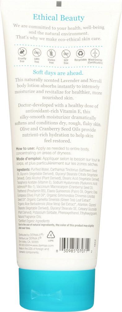 Derma E: Vitamin E Intensive Therapy Body Lotion Naturally Scented, 8 Oz - RubertOrganics