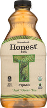 Honest Tea: Organic Unsweetened Just Green Tea, 59 Oz