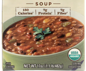 Pacific Natural: Foods Organic Vegetable Lentil And Roasted Red Pepper Soup, 17 Oz