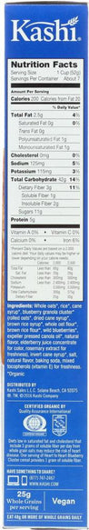 Kashi: Organic Heart To Heart Oat Flakes & Blueberry Clusters Cereal, 13.4 Oz - RubertOrganics