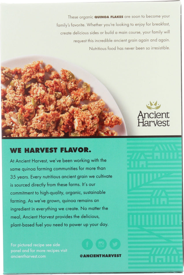 Ancient Harvest: Organic Quinoa Flakes Gluten Free, 12 Oz