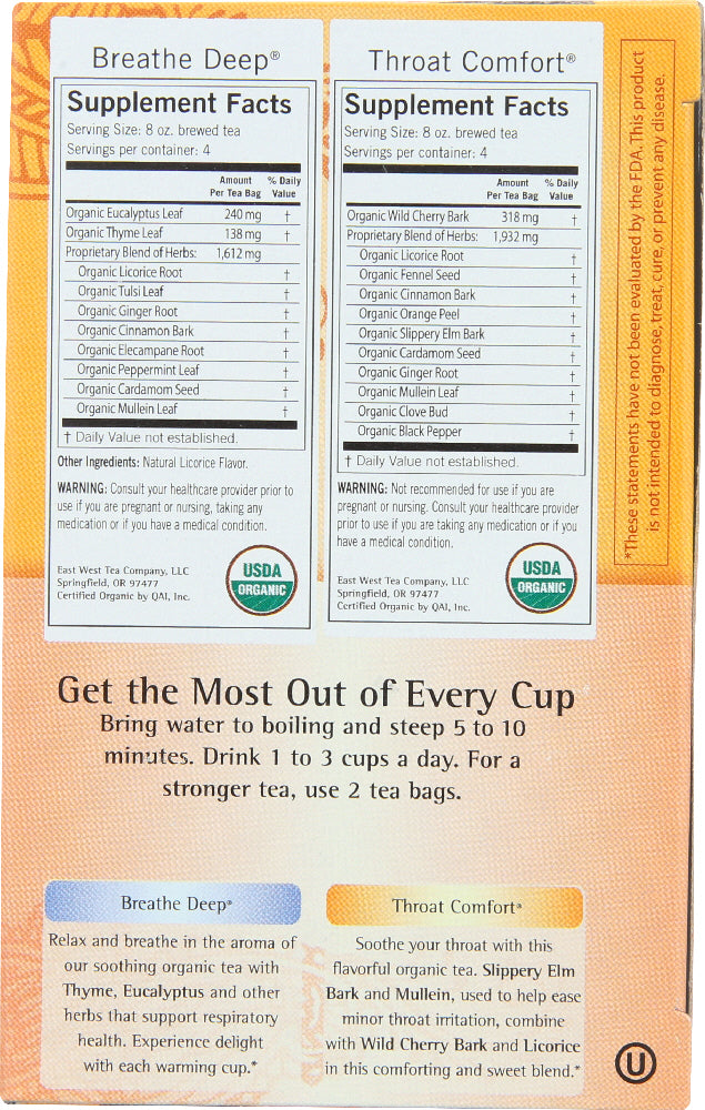 Yogi Teas: Cold Season Tea Sampler Caffeine Free, 16 Tea Bags