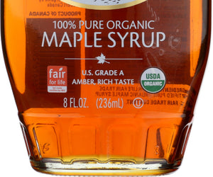 Shady Maple Farms: Organic Grade A Dark Amber Maple Syrup, 8 Oz