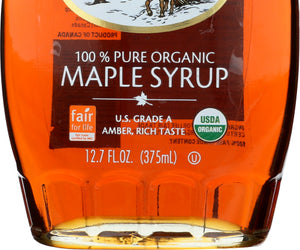 Shady Maple Farms: Organic Grade A Dark Maple Syrup Glass, 12.7 Oz