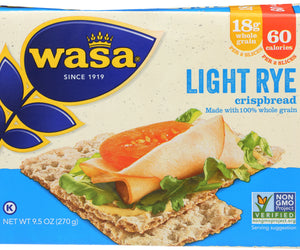 Wasa: Light Rye Crispbread, 9.5 Oz