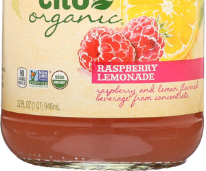 Santa Cruz: Organic Raspberry Lemonade Juice, 32 Oz