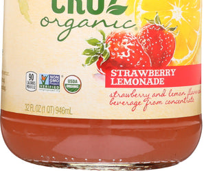 Santa Cruz: Organic Strawberry Lemonade Juice, 32 Oz