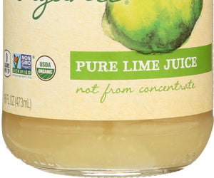 Santa Cruz: Organic Pure Lime Juice, 16 Oz