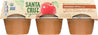 Santa Cruz: Organic Cinnamon Apple Sauce Cups 6x4oz Cups, 24 Oz