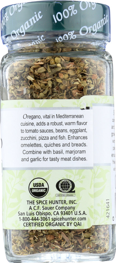 The Spice Hunter: 100% Organic Oregano, 0.45 Oz