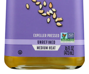 Spectrum Naturals: Sesame Oil Unrefined, 16 Oz