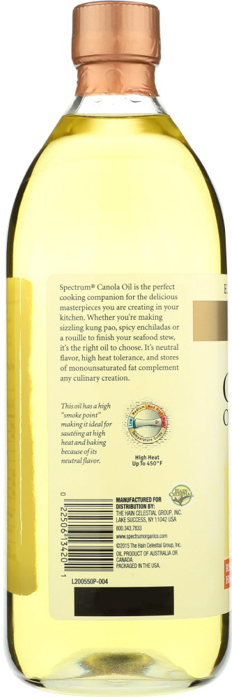 Spectrum Naturals: Refined Canola Oil, 32 Oz